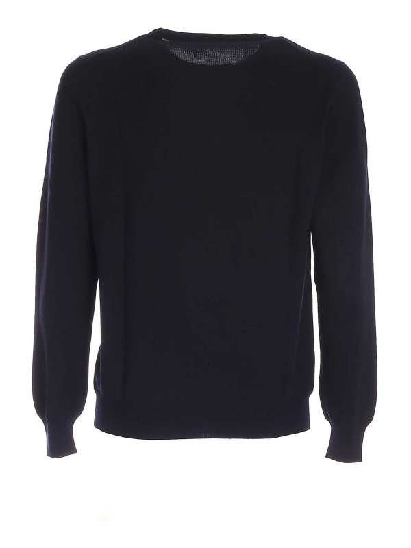 Paolo Fiorillo: Pull col rond online - Pull Col Rond - Bleu