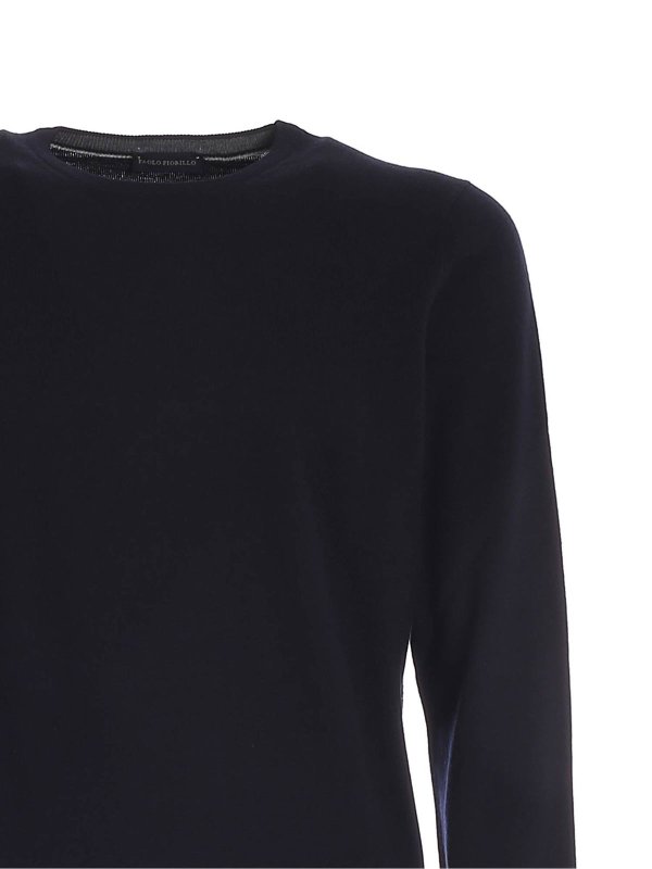 iKRIX Paolo Fiorillo: Pull col rond - Pull Col Rond - Bleu
