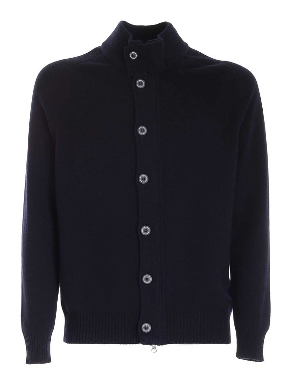 Paolo Fiorillo: Cardigans - Cardigan - Blau