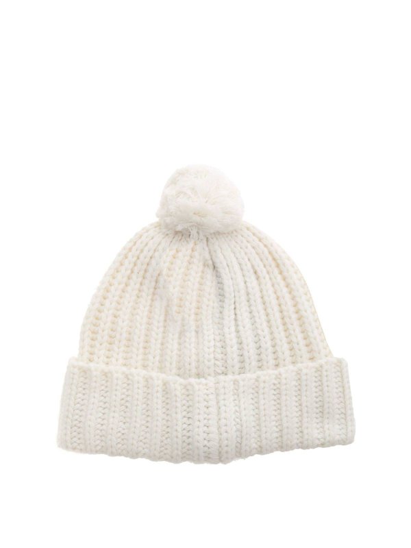 RALPH LAUREN: ニットキャップ online - ビーニー帽 - 白