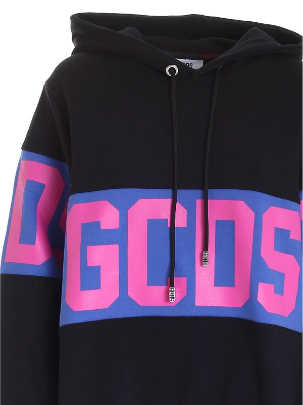 iKRIX GCDS: Sweatshirts & Sweaters - GCDS hoodie in black
