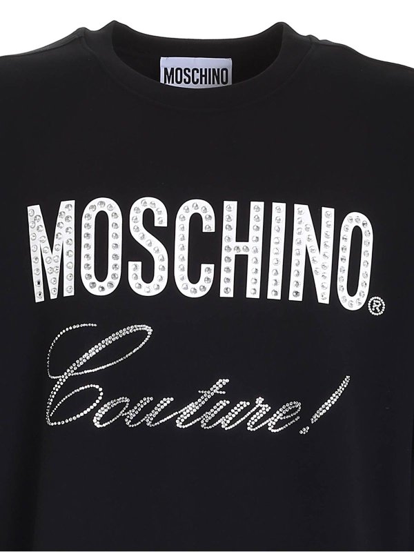 iKRIX MOSCHINO: Felpe e maglie - Felpa Crystal Logo nera