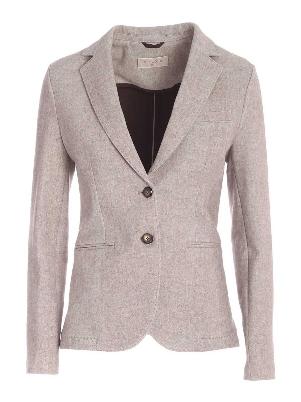 CIRCOLO 1901: Blazer - Blazer - Beige