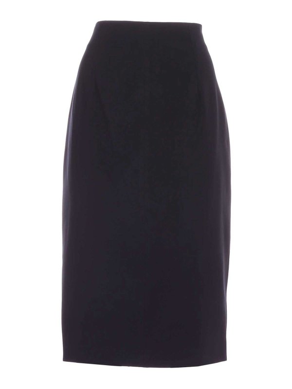 LES COPAINS: ニーレングススカート＆ミディ丈 - 膝丈/ミディスカート - ブルー