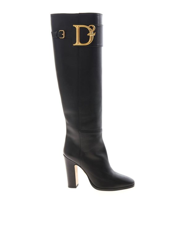 DSQUARED2: stivali - Stivali D2 neri