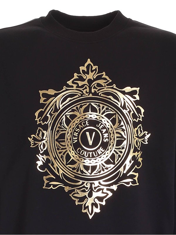 iKRIX Versace Jeans Couture: Felpe e maglie - Felpa Logo Emblem nera