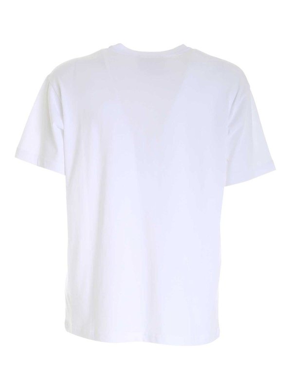 Versace Jeans Couture: T-shirts online - T-Shirt - Weiß