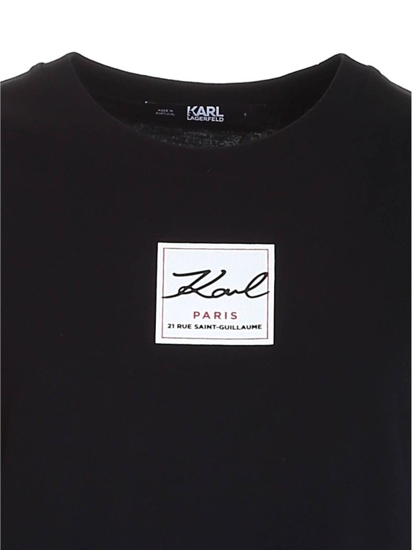 iKRIX KARL LAGERFELD: t-shirts - Logo T-shirt in black