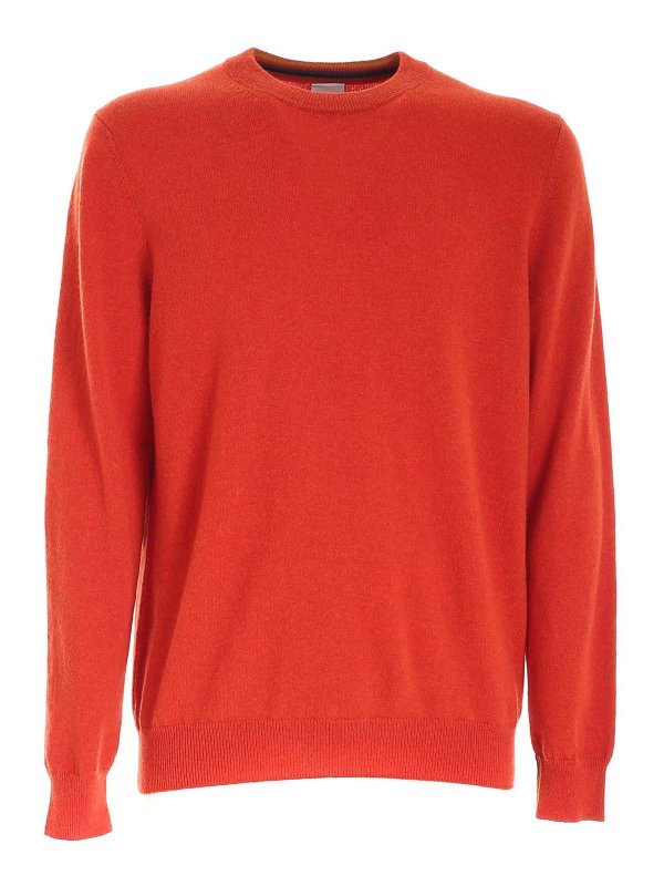 PAUL SMITH: Pull col rond - Pull Col Rond - Rouge