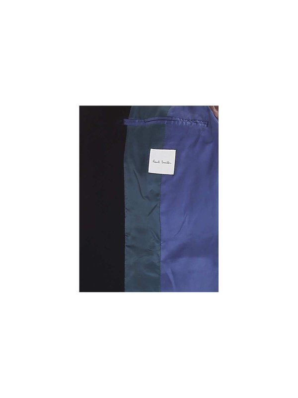 Cappotto monopetto nero shop online: PAUL SMITH