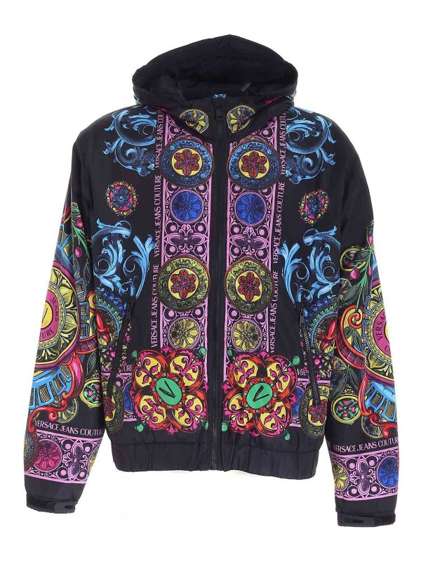 Versace Jeans Couture: casual jackets - Regalia Baroque jacket in black