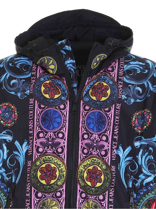 iKRIX Versace Jeans Couture: casual jackets - Regalia Baroque jacket in black