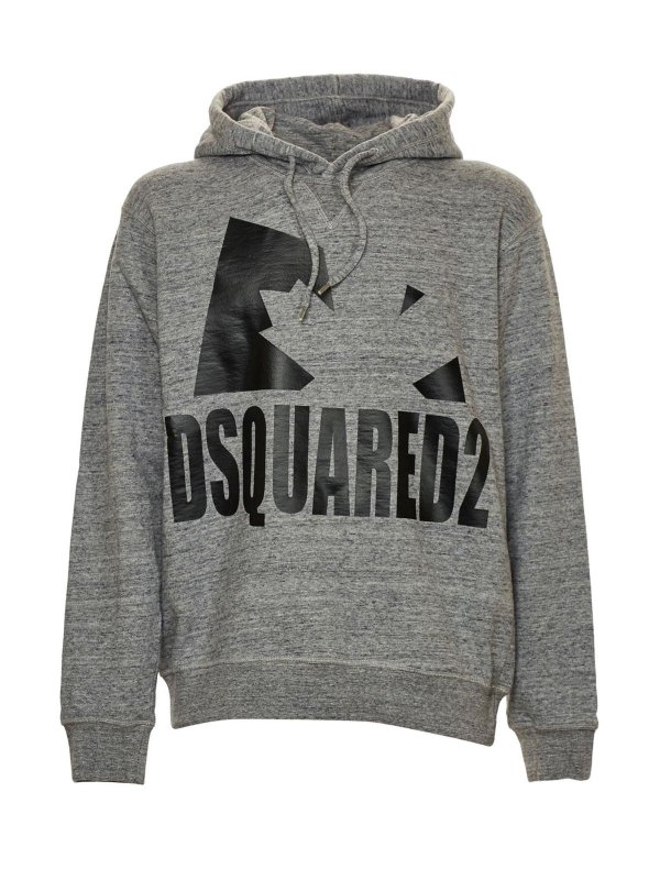DSQUARED2: Sudaderas y suéteres - Sudadera - Gris