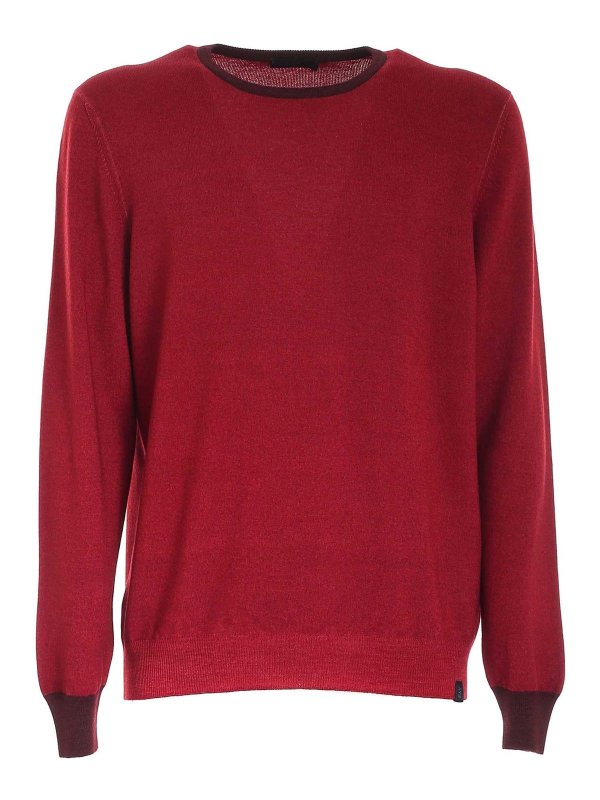 FAY: クルーネック - クルーネック - 赤