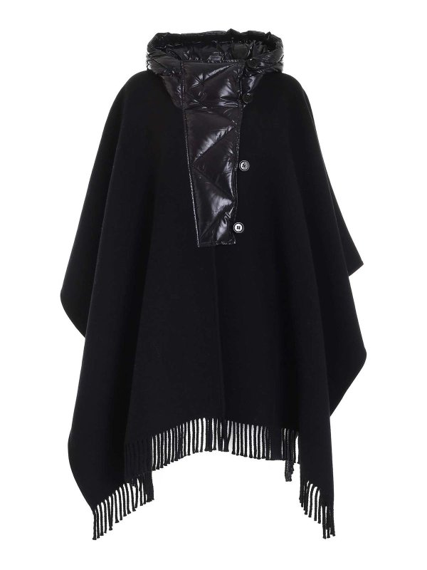 MONCLER: Capes & Ponchos - Cape - Noir