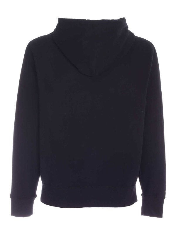 POLO RALPH LAUREN: Sweatshirts & Sweaters online - Logo embroidery sweatshirt in black