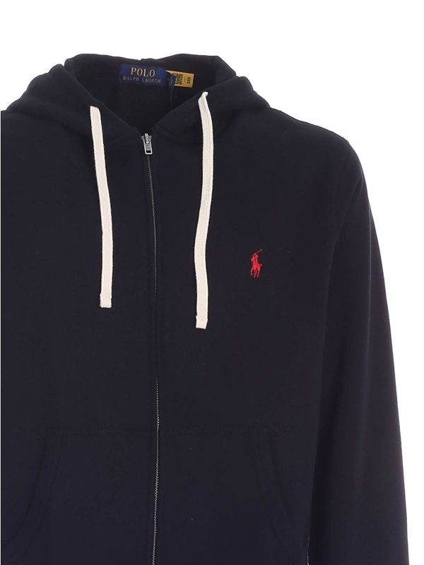 iKRIX POLO RALPH LAUREN: Sweatshirts & Sweaters - Logo embroidery sweatshirt in black