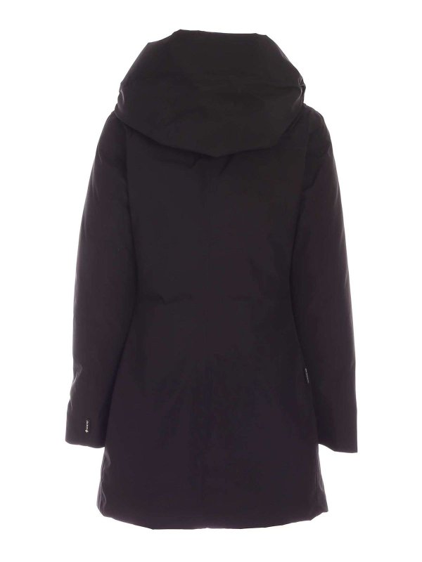 WOOLRICH: padded coats online - Marshall down jacket in black