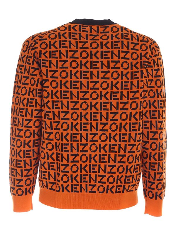 KENZO: Pull col rond online - Pull Col Rond - Orange