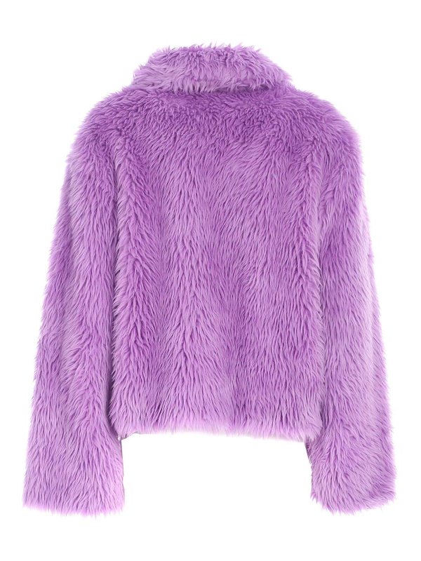 m.s.g.m.: Fourrure online - Manteau En Fourrure - Violet