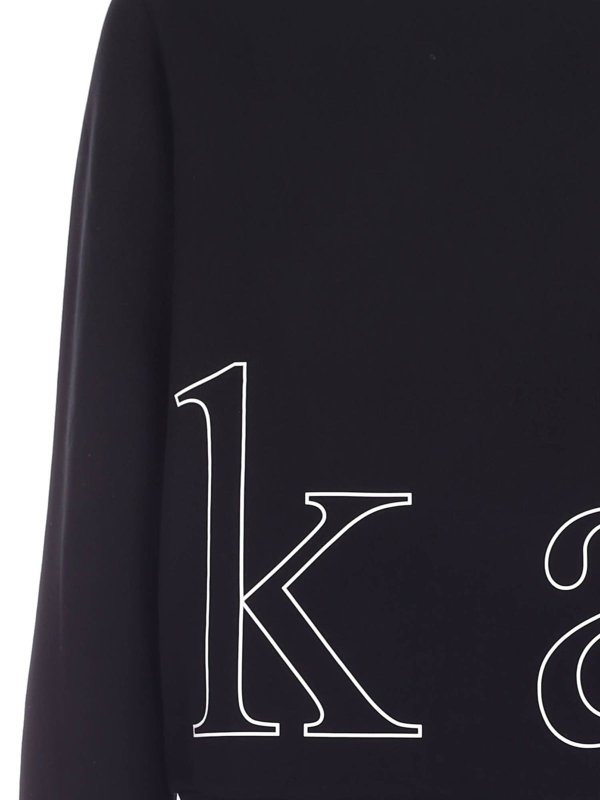 iKRIX KARL LAGERFELD: Sweatshirts & Sweaters - Lettering sweatshirt in black