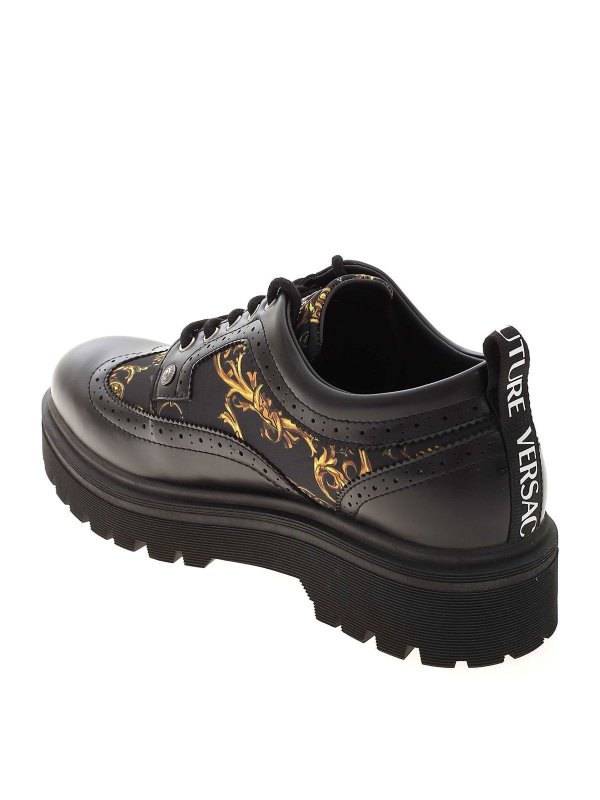 iKRIX Versace Jeans Couture: classic shoes - Derby brogue shoes in black