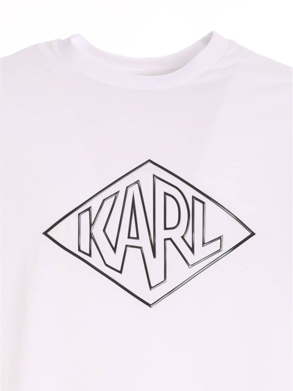 iKRIX KARL LAGERFELD: T-shirts - T-Shirt - Weiß