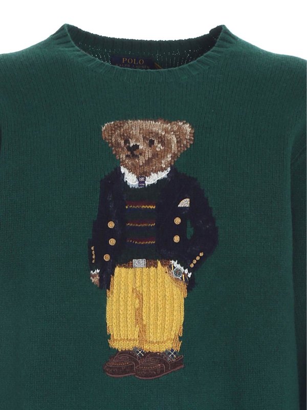 iKRIX RALPH LAUREN: crew necks - Polo Bear sweater in green