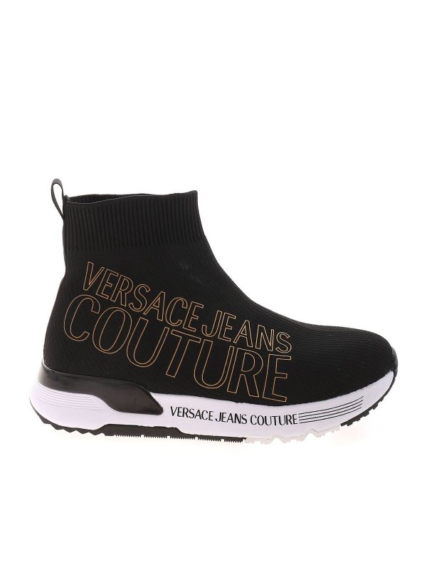 Versace Jeans Couture: スニーカー - スニーカー - 黒