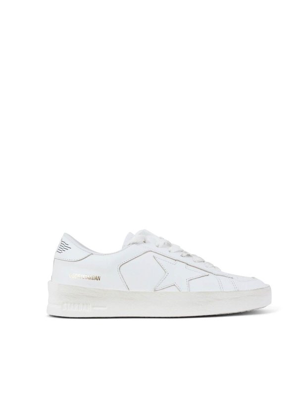 GOLDEN GOOSE: sneakers - Sneakers Stardan bianche