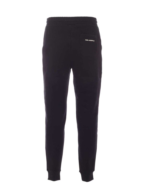 KARL LAGERFELD: tracksuit bottoms online - Paris sweat pants in black