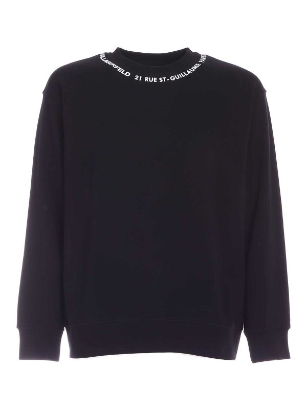 KARL LAGERFELD: Sweatshirts und Pullover - Sweatshirt - Schwarz