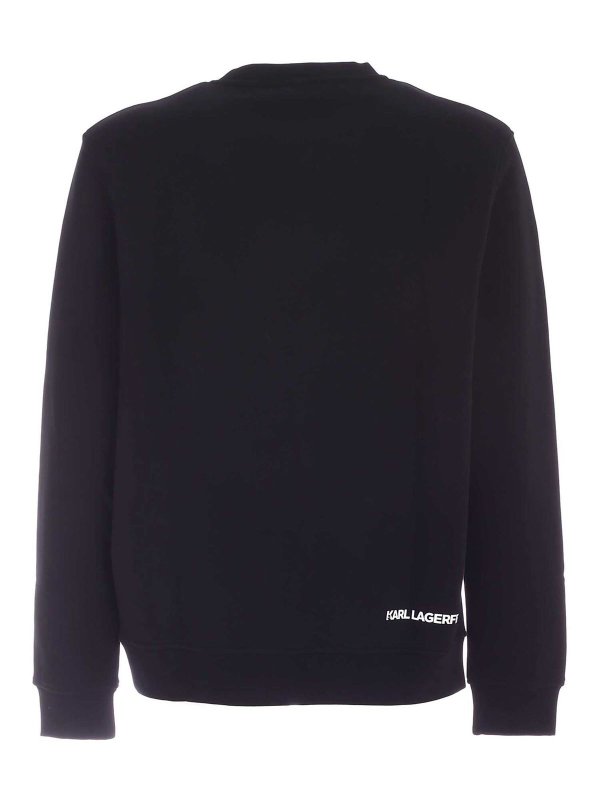 KARL LAGERFELD: Felpe e maglie online - Felpa polaroid nera