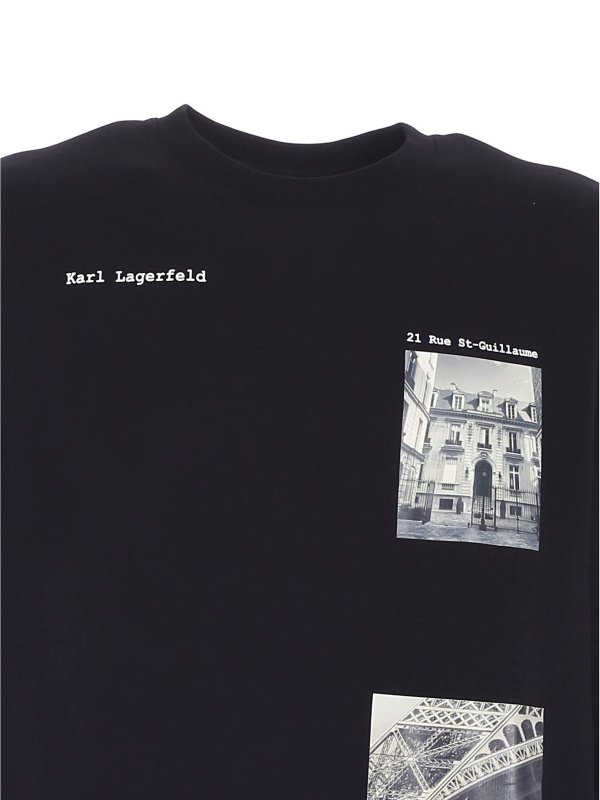 iKRIX KARL LAGERFELD: Felpe e maglie - Felpa polaroid nera