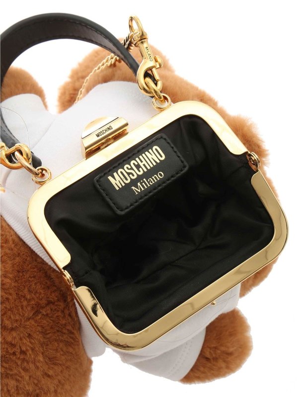 Teddy Bear bag in brown shop online: MOSCHINO