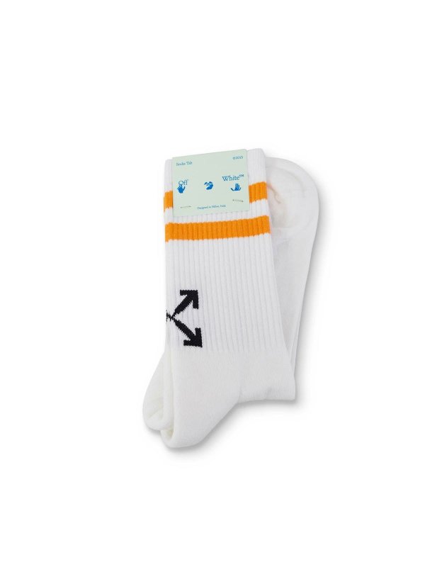 OFF-WHITE: Calcetínes - Calcetines - Blanco