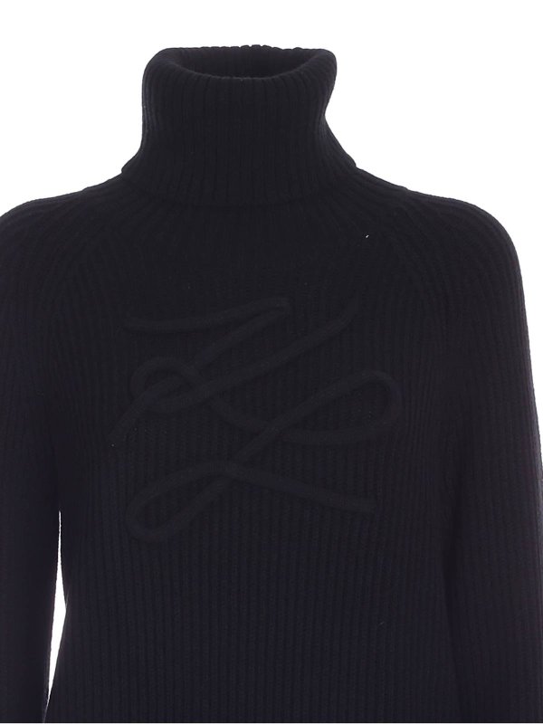 iKRIX KARL LAGERFELD: Rollkragenpullover  und Polo-Ausschnitt - Rollkragenpullover - Schwarz