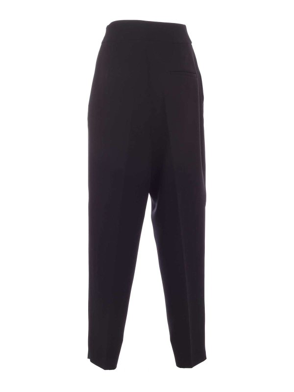 Vivetta: Pantalons casual online - Pantalons Décontractés - Noir