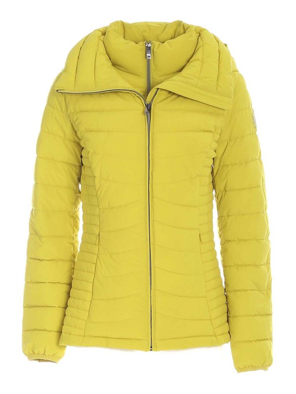 DKNY: Lange Daunenmäntel - Daunenmantel - Grün