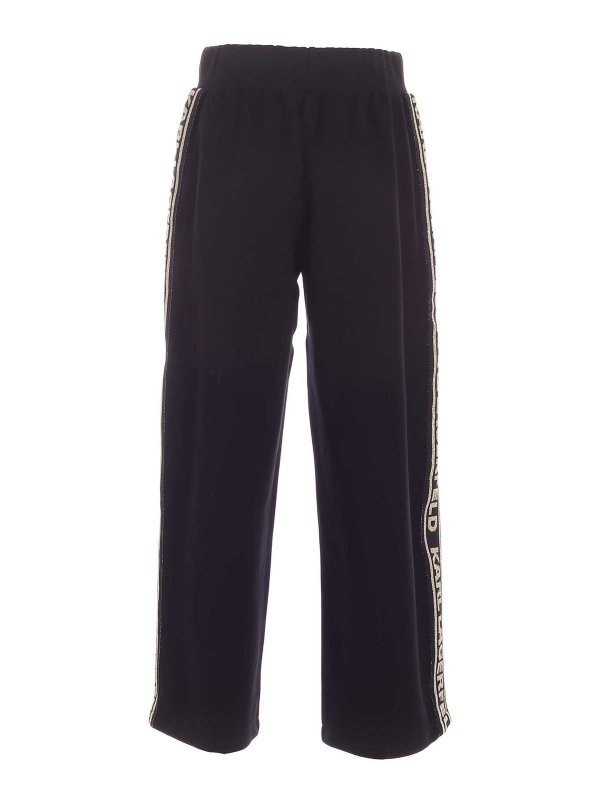 KARL LAGERFELD: Pantalones deportivos online - Pantalones Deportivos - Negro