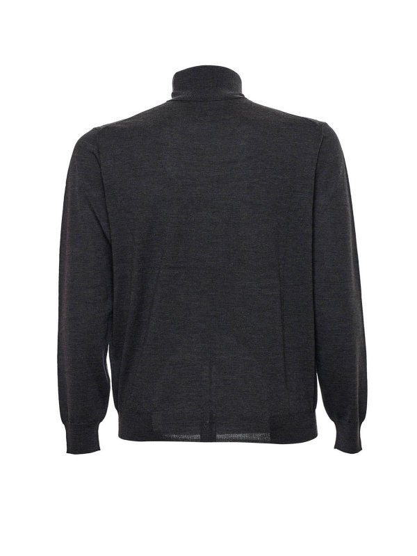 Paolo Pecora: Col roulé & Col polo online - Pull Col Roulé - Gris