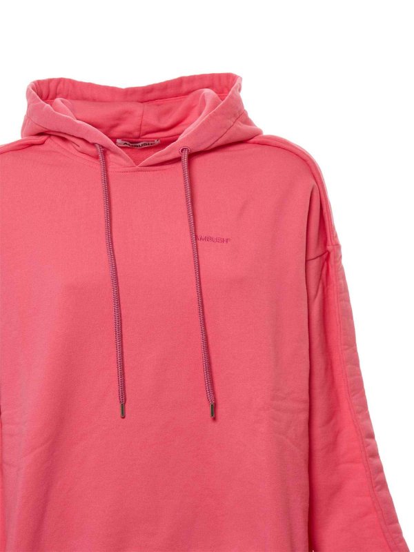 iKRIX AMBUSH: Sweatshirts & Sweaters - Embroidered logo hoodie in pink