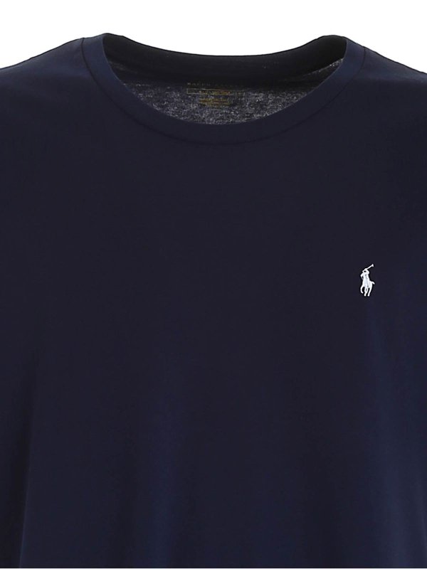 iKRIX POLO RALPH LAUREN: t-shirt - T-shirt blu con patch logo