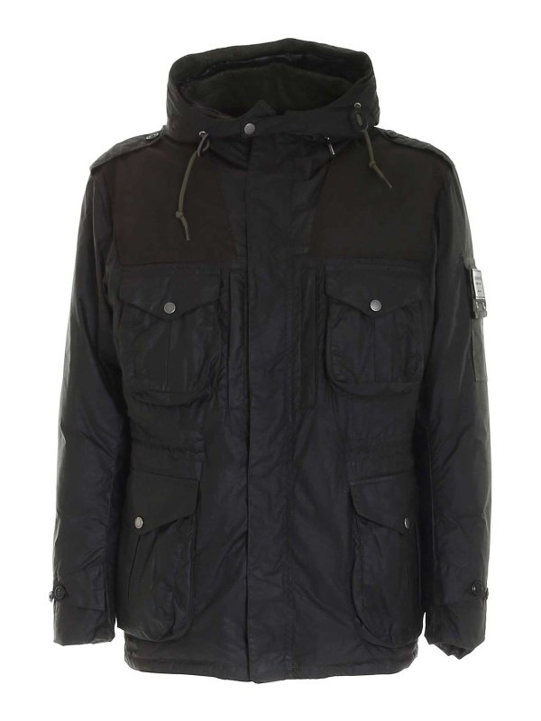 BARBOUR: casual jackets - Canna jacket in green