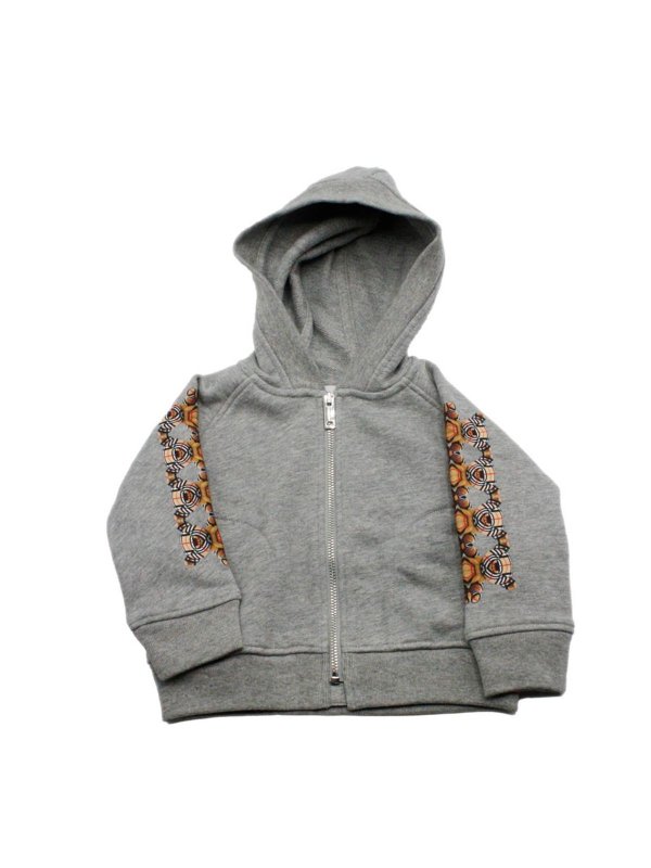 BURBERRY: Sudaderas y suéteres - Sudadera - Gris