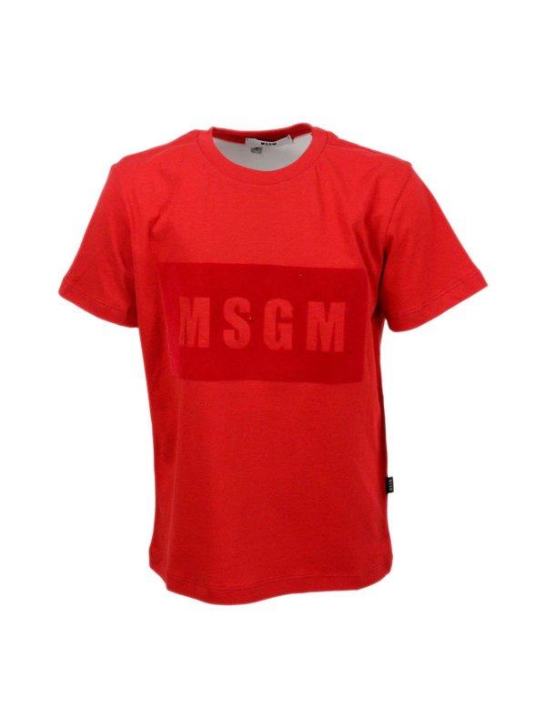 M.S.G.M. KIDS: T-shirts - T-Shirt - Rouge