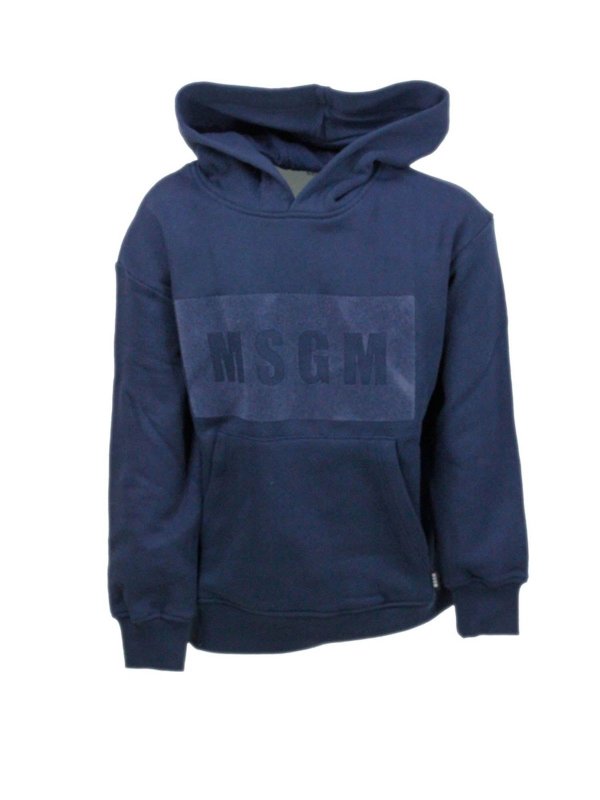 M.S.G.M. KIDS: Sudaderas y suéteres - Sudadera - Azul