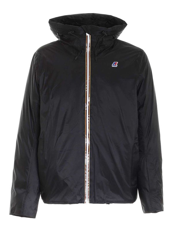 K-WAY: padded coats - Hugo Thermo Super down jacket in black