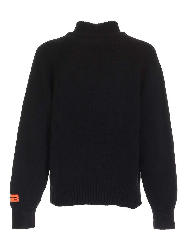 Heron Preston: Turtlenecks & Polo necks online - СТИЛЬ turtleneck in black