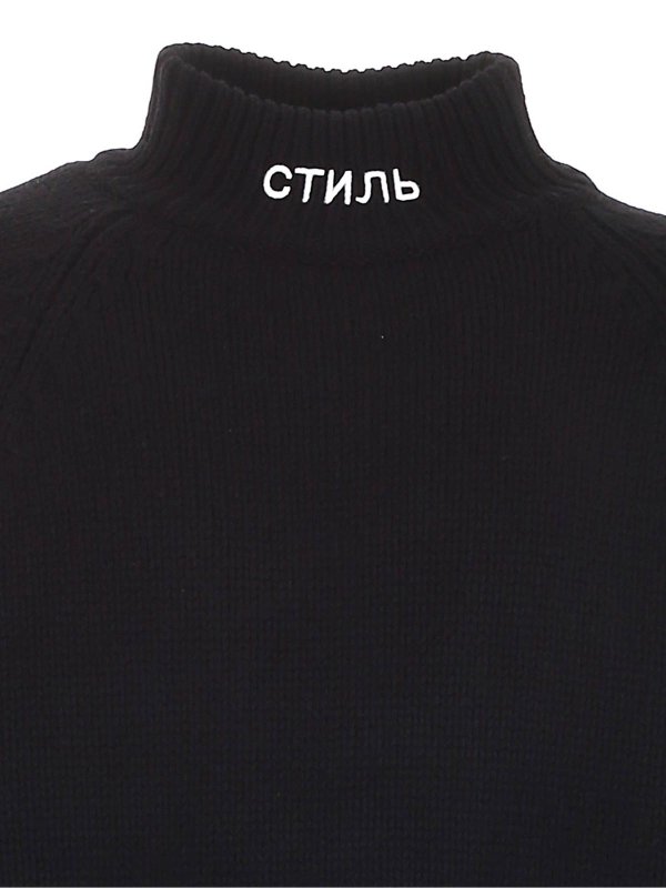 iKRIX Heron Preston: Turtlenecks & Polo necks - СТИЛЬ turtleneck in black